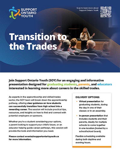 TRANSITION TO THE TRADES